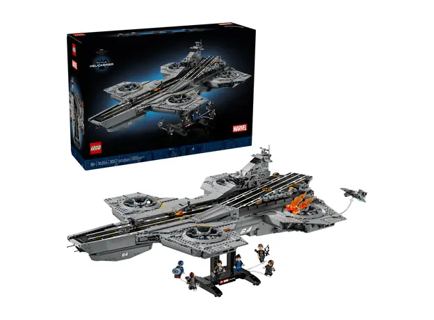 LEGO Constructor Marvel S.H.I.E.L.D. Helicarrier 76354, 3057 Pieces, 18+, 7 image
