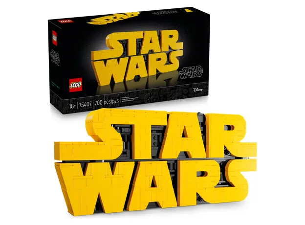 LEGO Constructor Star Wars Brick-Built Star Wars Logo 75407, 3 image
