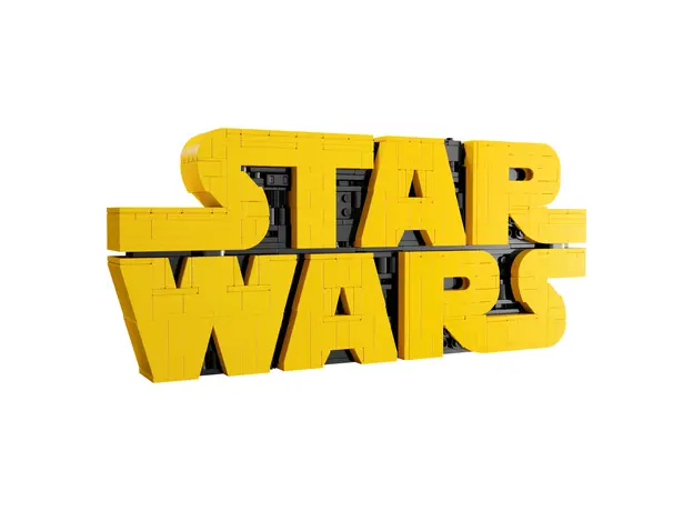LEGO Constructor Star Wars Brick-Built Star Wars Logo 75407