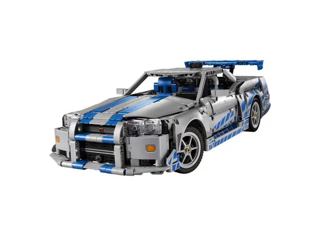 LEGO Constructor Technic 42210 2 Fast 2 Furious Nissan Skyline GT-R (R34), 1410 Pieces, 18+