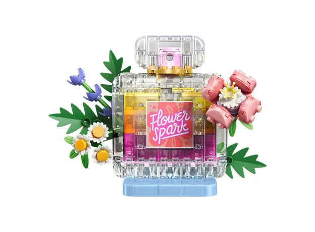 LEGO Creator 3 in 1 31383 Floral Decor Perfume Bottle, 286 Pieces, 8+