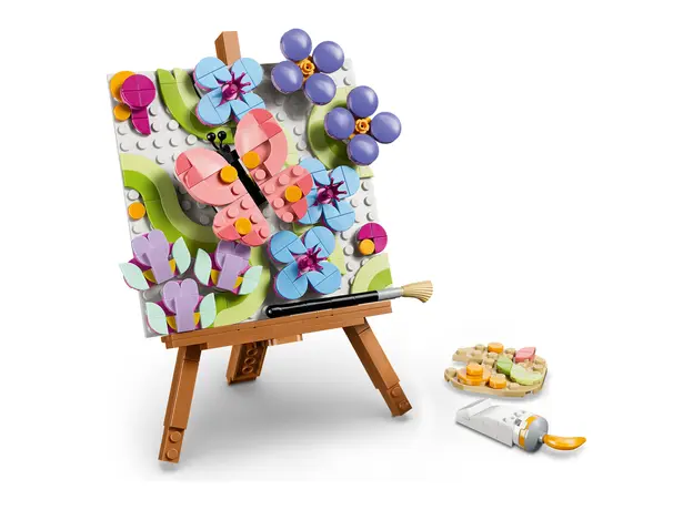 LEGO Creator 3-in-1 31390 Floral Art Decor Painting, 348 pieces, 8+, 6 image