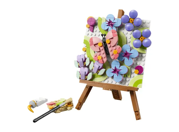 LEGO Creator 3-in-1 31390 Floral Art Decor Painting, 348 pieces, 8+