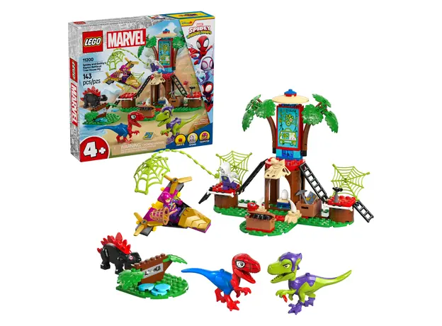 LEGO Marvel Spidey 11200 Spidey and Gobby's Raptor Battle at Tree House HQ, 143 Pieces, 4+, 2 image