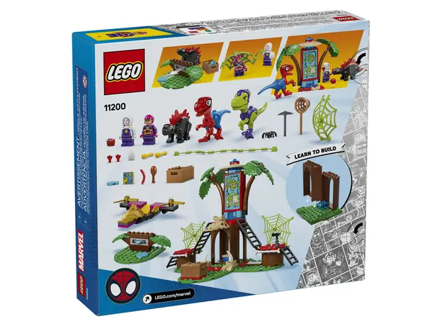 LEGO Marvel Spidey 11200 Spidey and Gobby's Raptor Battle at Tree House HQ, 143 Pieces, 4+, 3 image