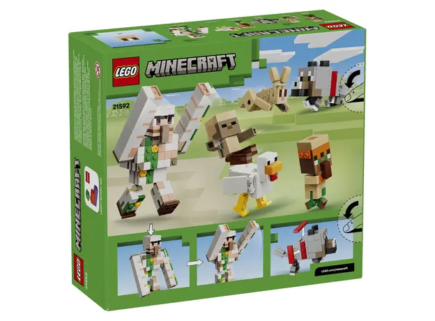 LEGO Minecraft 21592 Chicken Jockey Desert Attack, 428 pieces, 9+, 5 image