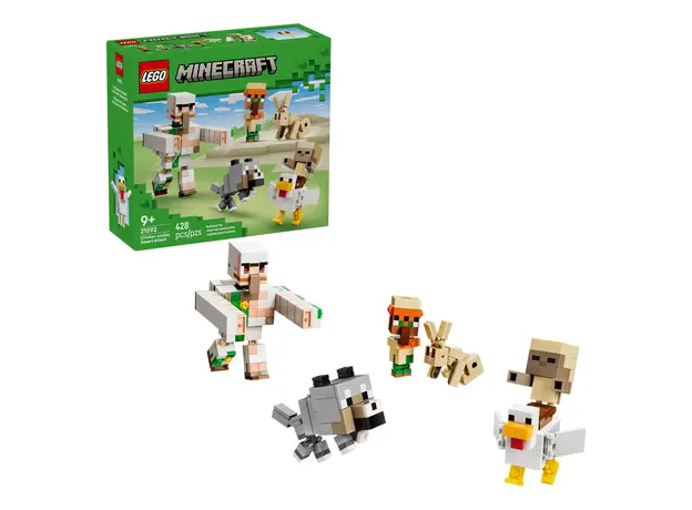 LEGO Minecraft 21592 Chicken Jockey Desert Attack, 428 pieces, 9+