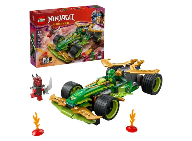 LEGO NINJAGO 71828 Lloyd's Pull-Back Race Car, Pull-Back Race Car Toy, 181 Pieces, 7+, 2 image