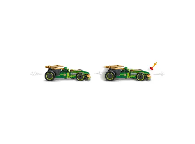 LEGO NINJAGO 71828 Lloyd's Pull-Back Race Car, Pull-Back Race Car Toy, 181 Pieces, 7+, 4 image