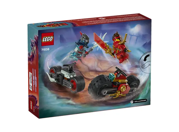 LEGO NINJAGO 71838 Kai's Motorcycle Speed Race, 2 Motorcycle Toys, 79 Pieces, 6+, 5 image