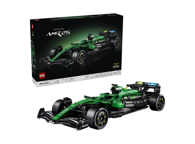 LEGO Technic 42240 Aston Martin Aramco AMR25 F1 Car, 1547 pieces, 18+, 6 image