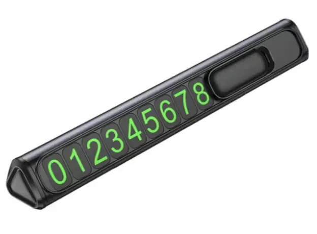 Car accessory BOROFONE FC3 aluminum alloy parking sign
