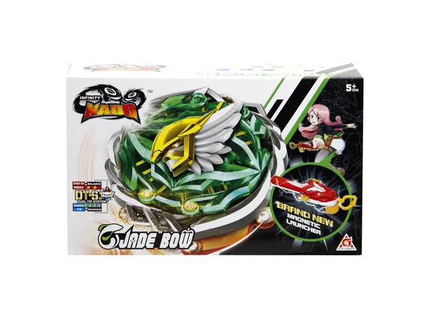 Spinning Top AULDEY Infinity Nado YW634303 Original Series Jade Bow, with Launcher, 5+