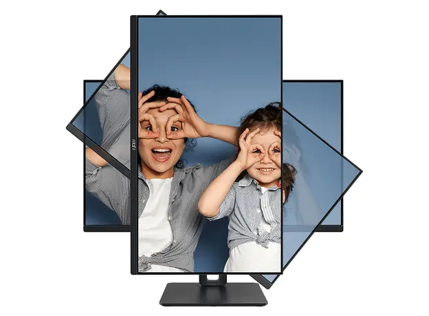 Monitor MSI PRO MP251P 9S6-3PC29M-033, 24.5" FHD IPS 100Hz 1ms, HDMI, VGA, Speakers, Black, 2 image