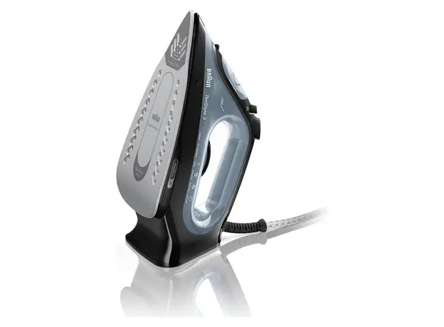 Steam Iron Braun TexStyle 3 SI3055BK, 2400W, 180 g/min, FreeGlide 3D, SuperCeramic, Black, 2 image