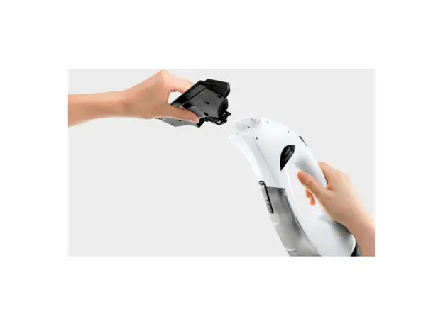 Window Vacuum KARCHER WV 2 Plus N 1.633-642.0, 35 min, 100 ml, 280/170 mm nozzles, White, 2 image