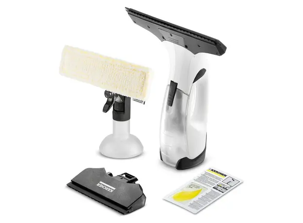 Window Vacuum KARCHER WV 2 Plus N 1.633-642.0, 35 min, 100 ml, 280/170 mm nozzles, White