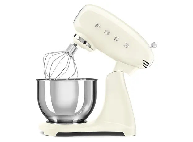 Stand Mixer Smeg SMF05CREU, 1000W, 4.8 L, 10 speeds, Cream, 4 image