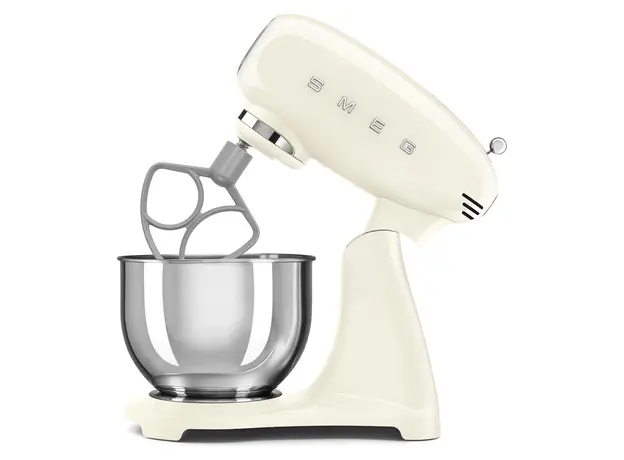 Stand Mixer Smeg SMF05CREU, 1000W, 4.8 L, 10 speeds, Cream, 5 image