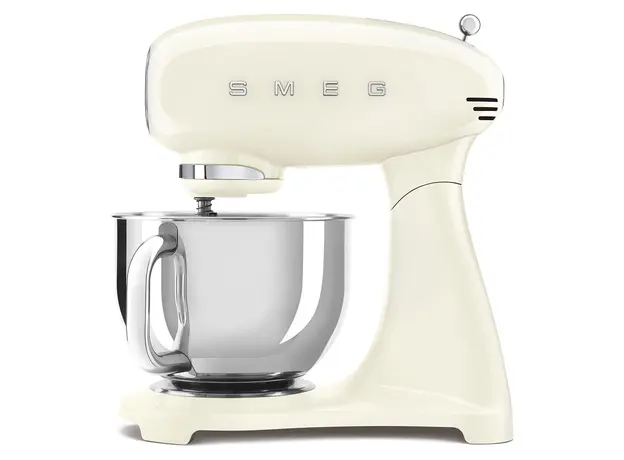 Stand Mixer Smeg SMF05CREU, 1000W, 4.8 L, 10 speeds, Cream