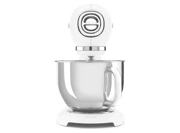 Stand Mixer Smeg SMF05WHEU, 1000W, 4.8 L, 10 speeds, White, 6 image