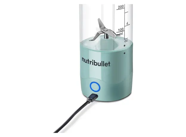 Portable Blender NutriBullet NBP003LBL Portable, 475 ml, 2000mAh battery, USB-C, Light Blue, 3 image