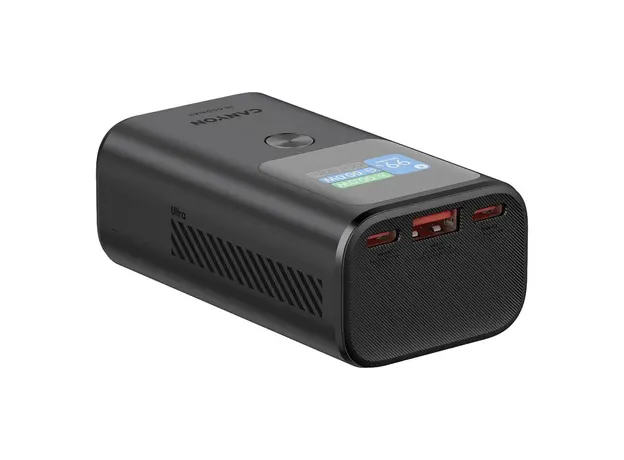 Power Bank CANYON OnPower 130 CNS-CPB130DG 10000mAh PD30W, TFT Display, 2x USB-C + USB-A, Dark Grey, 3 image