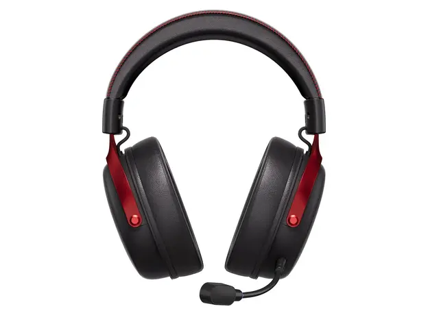 Headset MCHOSE V9 Pro HW-V9-4, Wireless 2.4GHz/Bluetooth/Wired, 53mm Drivers, 7.1 Surround, 2000mAh, Black Red, 3 image