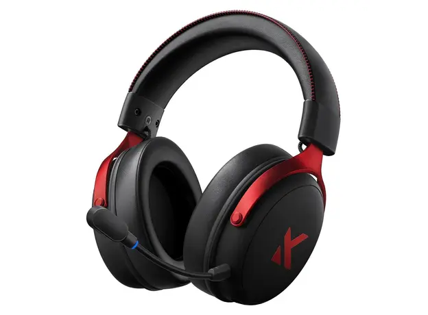 Headset MCHOSE V9 Pro HW-V9-4, Wireless 2.4GHz/Bluetooth/Wired, 53mm Drivers, 7.1 Surround, 2000mAh, Black Red