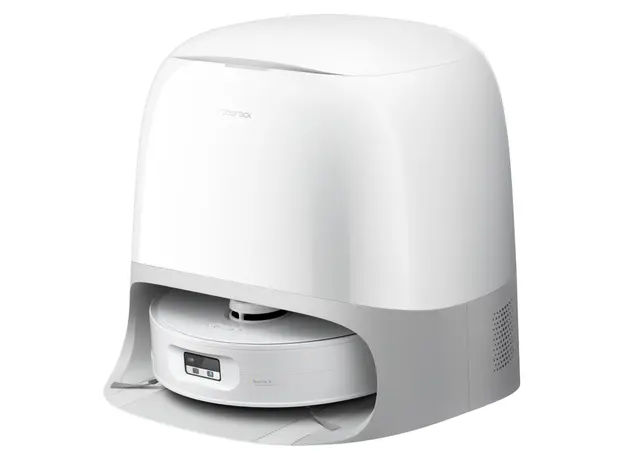 Robot Vacuum Cleaner Roborock Qrevo Curv 2 Flow White, 2 image