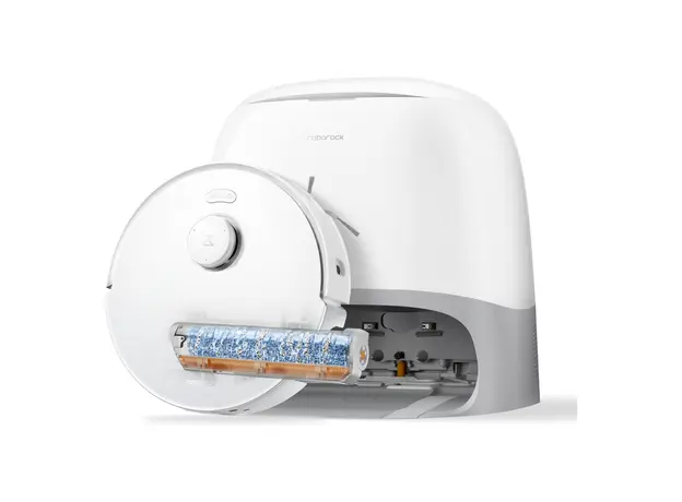 Robot Vacuum Cleaner Roborock Qrevo Curv 2 Flow White, 3 image
