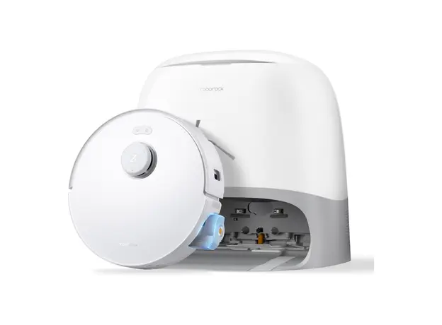 Robot Vacuum Cleaner Roborock Qrevo Curv 2 Flow White