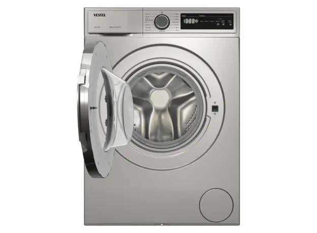 Washing Machine Vestel W812T2TDS, 8 kg, 1200 RPM, A+++, Steam, LED Display, Silver, 3 image