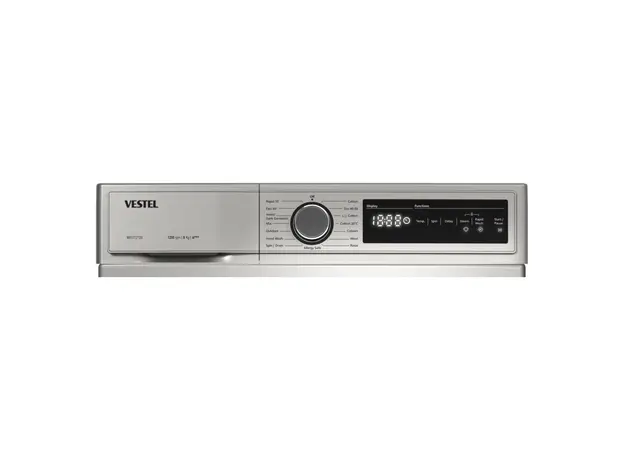 Washing Machine Vestel W812T2TDS, 8 kg, 1200 RPM, A+++, Steam, LED Display, Silver, 4 image