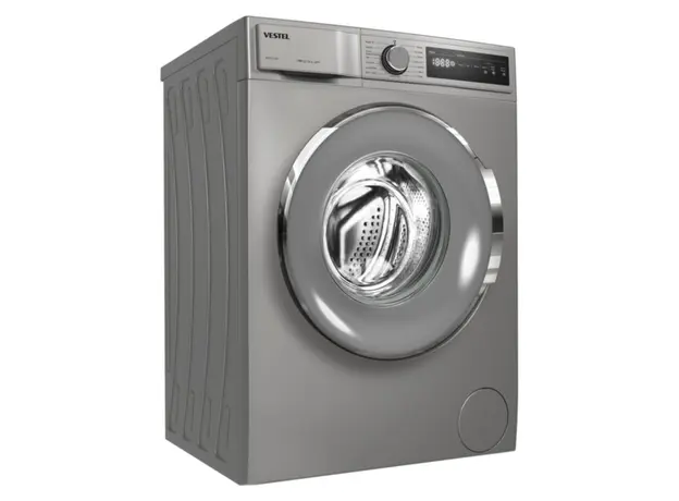 Washing Machine Vestel W812T2TDS, 8 kg, 1200 RPM, A+++, Steam, LED Display, Silver