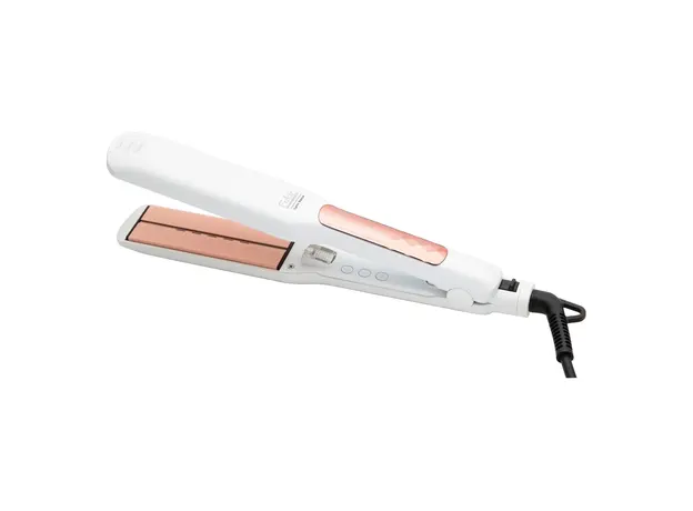 Hair Straightener Fakir Lyric Voice, Infrared & Ion, 100-230°C, LED Display, Keratin-Tourmaline Plates, White, 4 image