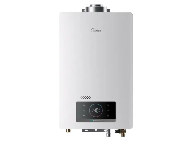 Gas Water Heater MIDEA MGWH11-22EGPCIS(W), 11 L/min, Closed Combustion Chamber, White, 2 image