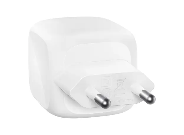 Adapter Belkin BoostCharge Pro 50W Dual USB-C GaN Wall Charger with PPS WCH019kqWH, White, 3 image