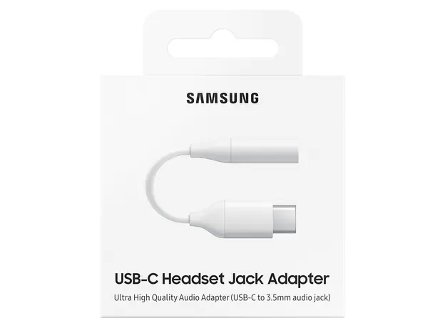 Adapter Samsung USB-C to 3.5mm Headset Jack Adapter EE-UC10JUWEGWW White, 4 image