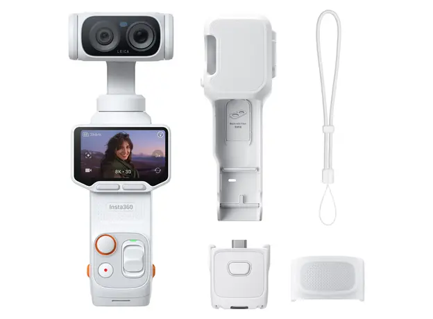 Action Camera Insta360 Luna Ultra Creator Bundle Stellar White, 2 image