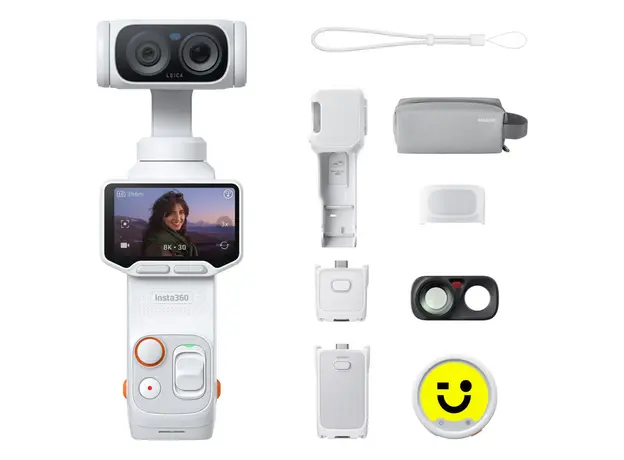 Action Camera Insta360 Luna Ultra Creator Bundle Stellar White