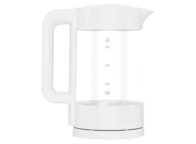 Electric Kettle AENO EK5 AEK0005, 1.7L, 1850-2200W, 40-100°C, Keep Warm 30 min, Glass, White, 5 image