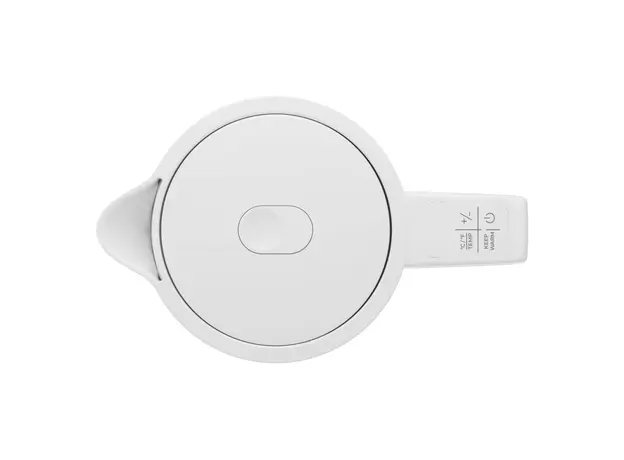 Electric Kettle AENO EK5 AEK0005, 1.7L, 1850-2200W, 40-100°C, Keep Warm 30 min, Glass, White, 7 image