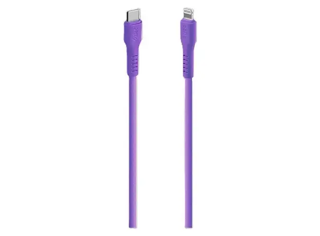 Cable Ttec 2DK60NMR USB-C to Lightning, Charge/Data, 1.2m, Purple