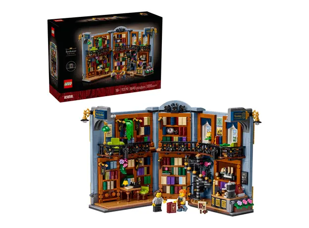 LEGO Icons 11379 Bookstore: Book Nook, 1690 pieces, 18+, 8 image