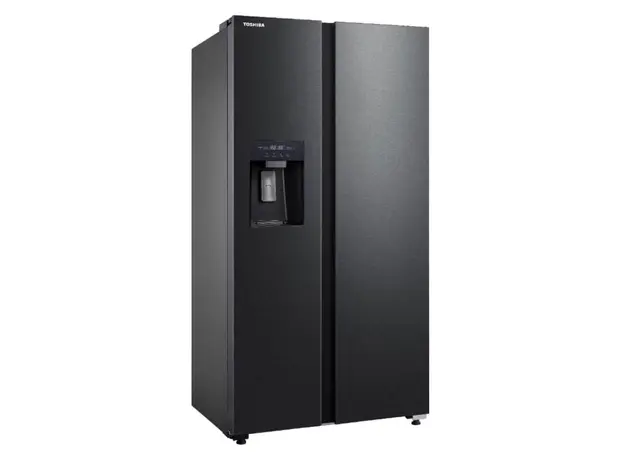 Refrigerator Toshiba GR-RS755WI-PMJ(05), Side by Side, 582 L, Inverter, A++, Morandy Grey