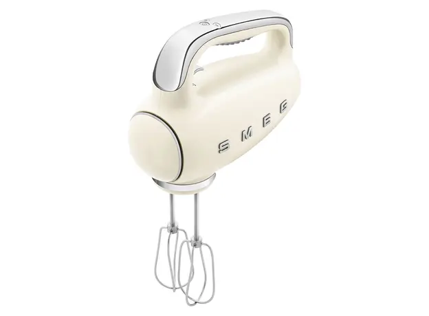 Mixer SMEG HMF01CREU 50's Style, 250W, 9 speeds + Turbo, LED display, Cream