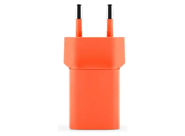 Charger Ttec 2SCG20CNT SmartCharger GaN 20W PD, USB-C + USB-C to USB-C 60W cable, 120 cm, Neon Orange, 2 image