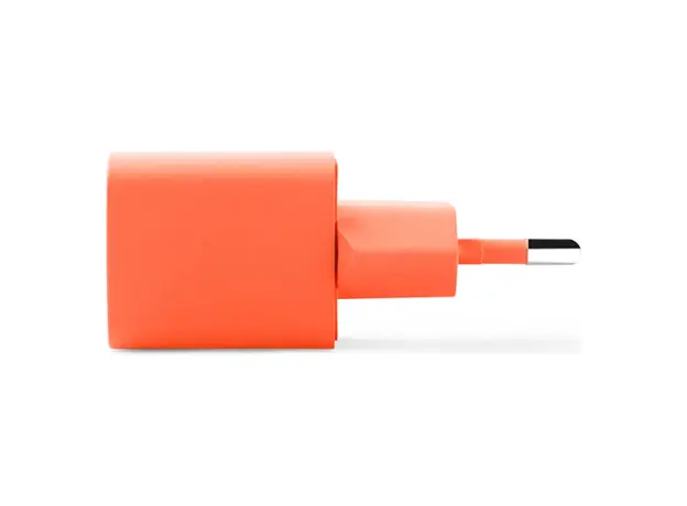 Charger Ttec 2SCG20CNT SmartCharger GaN 20W PD, USB-C + USB-C to USB-C 60W cable, 120 cm, Neon Orange, 4 image