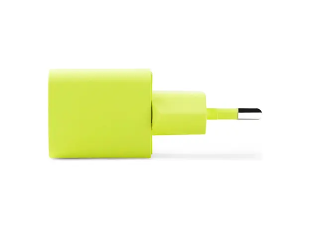 Charger Ttec 2SCG20LNS SmartCharger GaN 20W PD, USB-C + USB-C to Lightning cable, 120 cm, Neon Yellow, 2 image